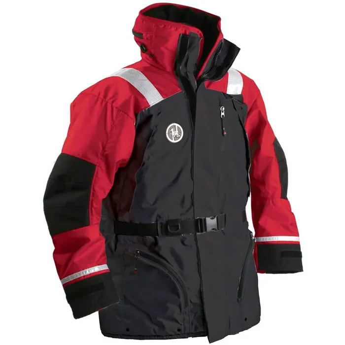 First Watch AC-1100 Flotation Coat – Red/Black – Large