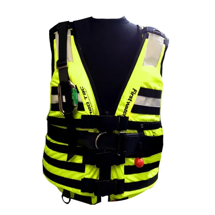First Watch HBV-100 High Buoyancy Rescue Vest – Hi-Vis Yellow – Medium to XL