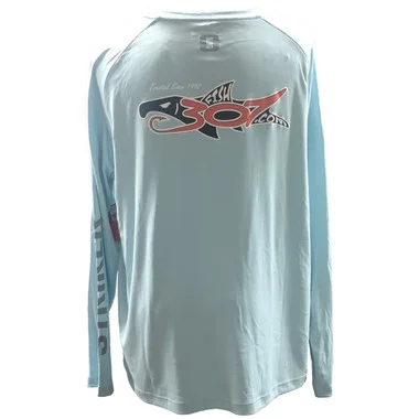 FISH307 Decaled Striker Swagger UPF 50+ Fishing Shirt – Glacier