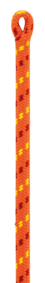 Flexible Lightweight Low Stretch Kernmantel Rope, One Splice, Tree Care 60m Orange R079AA05