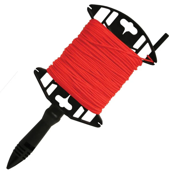 Fluorescent Orange Braided Mason’s Line – 250 Ft. Utility Winder BC331W
