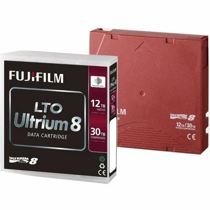 Fujifilm LTO Ultrium 8 Data Cartridge – LTO-8 – 6656 Tracks – 12 TB (Native) / 30 TB