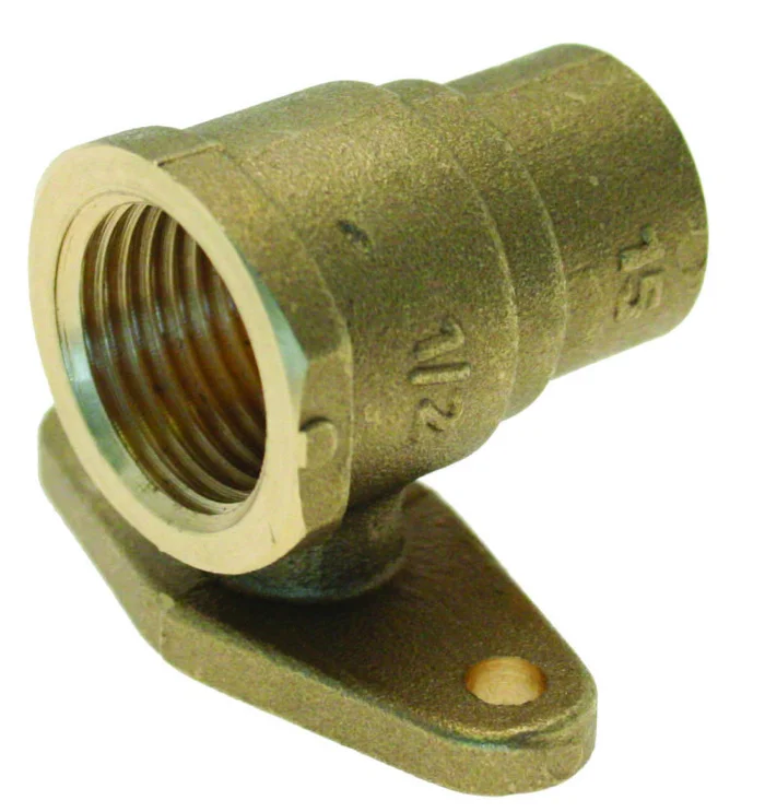 FUSION End Feed Wall Plate Adaptor 15m x 1/2″ straight