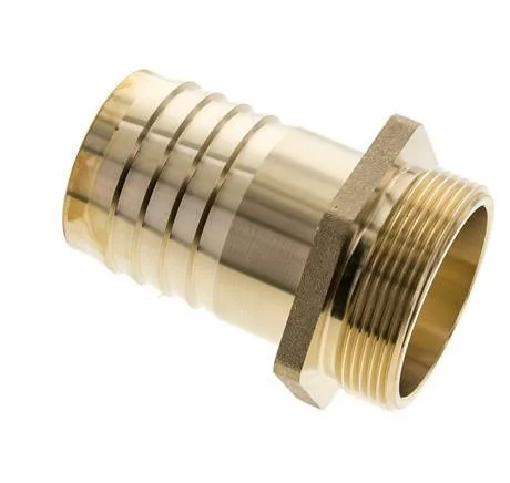 G 2” Male x 50mm Brass Hose barb 16 Bar