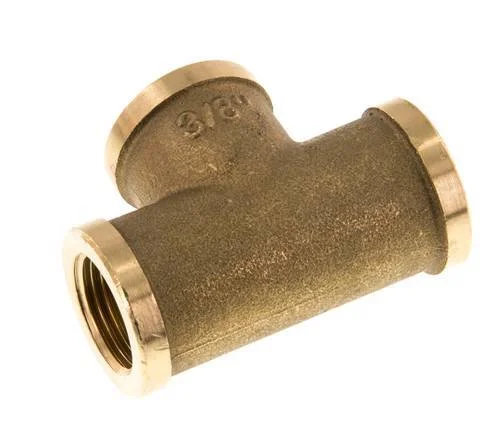 G 3/8” Brass Tee 16 Bar