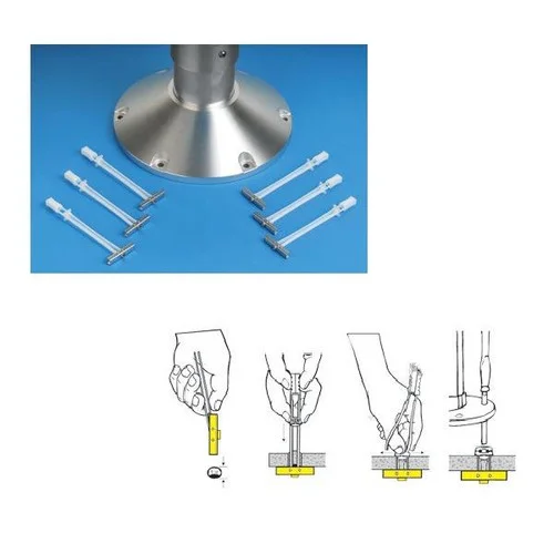Garelick Stainless Steel Toggle Bolt Anchors 6pk