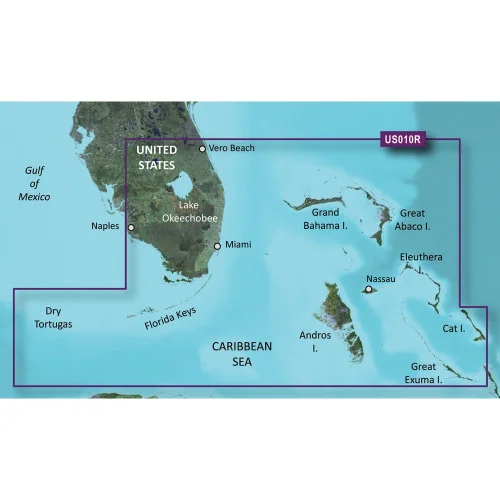Garmin 010-C0711-00 BlueChart g2 Vision HD – VUS010R – Southeast Florida – microSD/SD