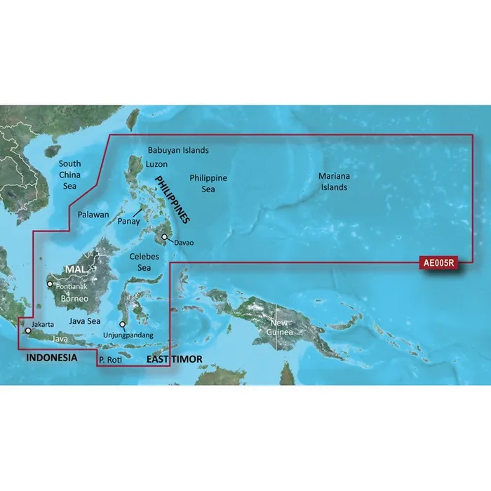Garmin BlueChart® g3 HD – HXAE005R – Phillippines – Java – Mariana Islands – microSD™/SD™