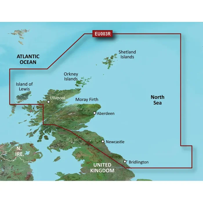 Garmin BlueChart® g3 HD – HXEU003R – Great Britain Northeast Coast – microSD™/SD™