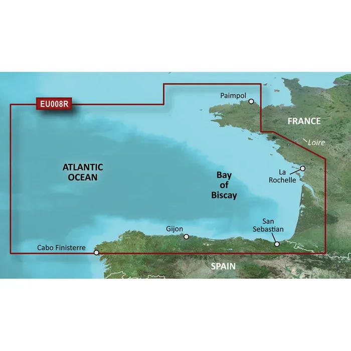 Garmin BlueChart® g3 HD – HXEU008R – Bay of Biscay – microSD™/SD™