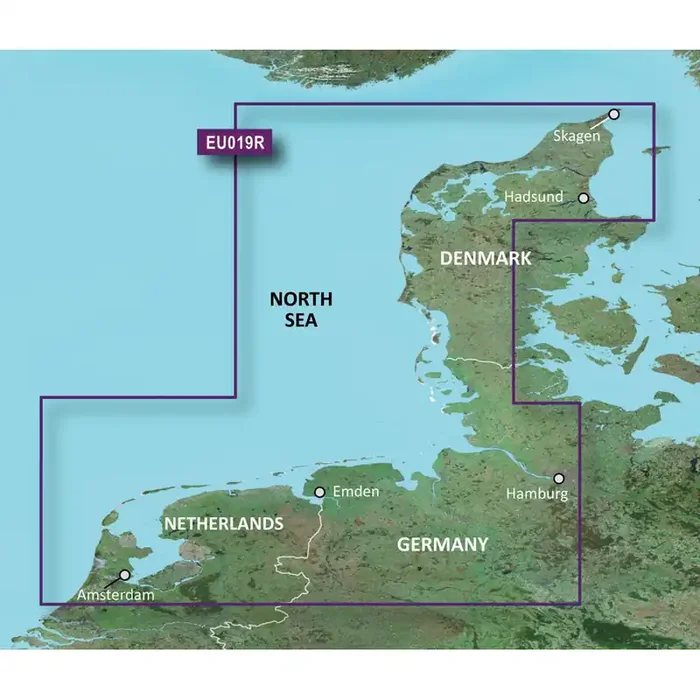 Garmin BlueChart® g3 HD – HXEU019R – Alborg to Amsterdam – microSD™/SD™