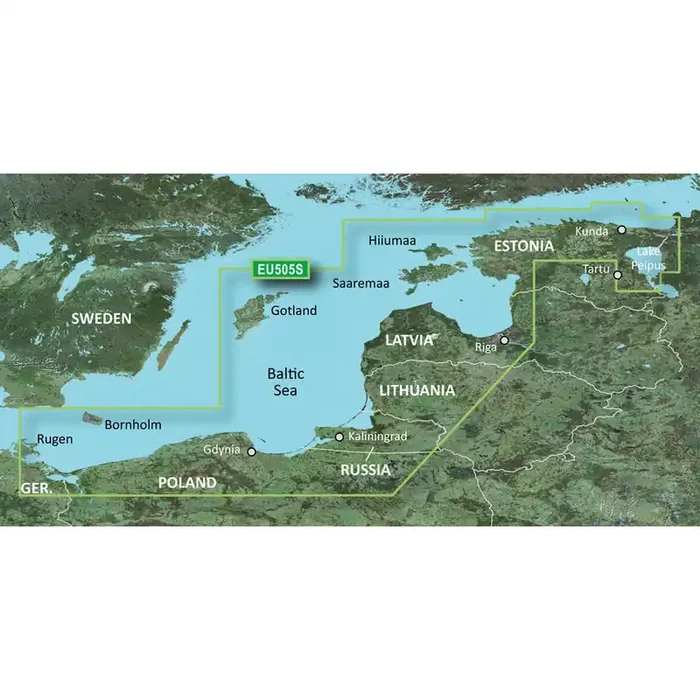 Garmin BlueChart® g3 HD – HXEU065R – Baltic Sea East Coast – microSD™/SD™
