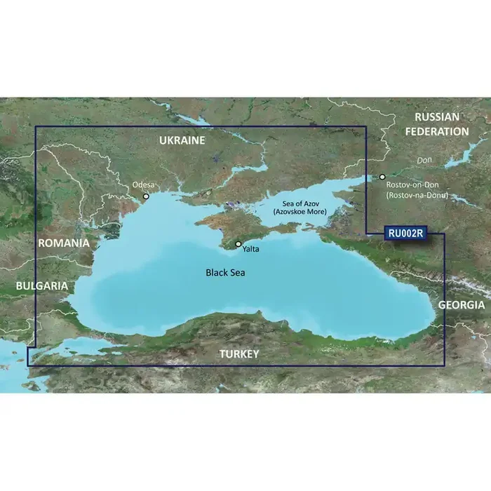 Garmin BlueChart® g3 HD – HXRU002R – Black Sea & Azov Sea – microSD™/SD™