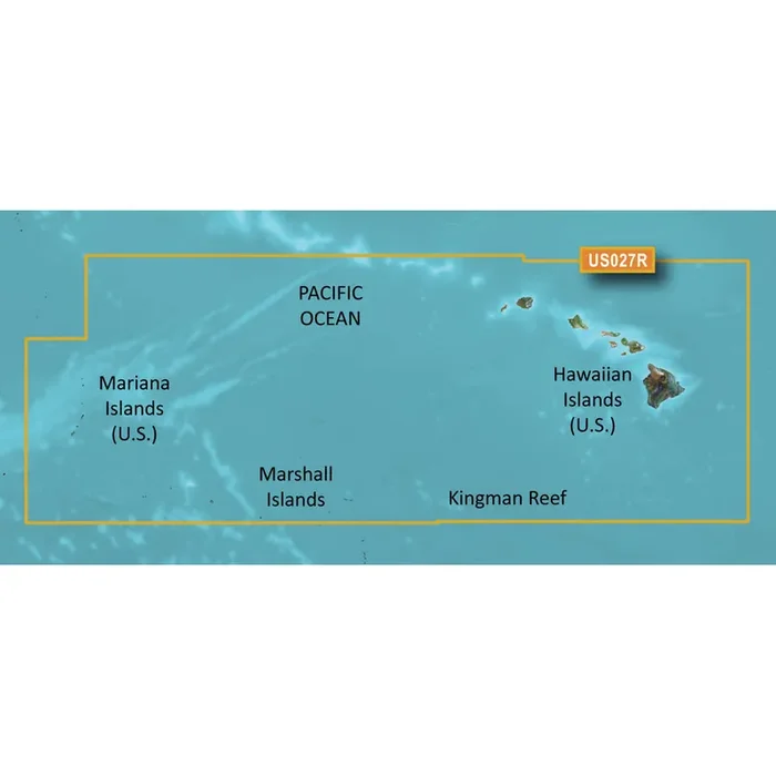 Garmin BlueChart® g3 Vision® HD – VUS027R – Hawaiian Islands – Mariana Islands – microSD™/SD™