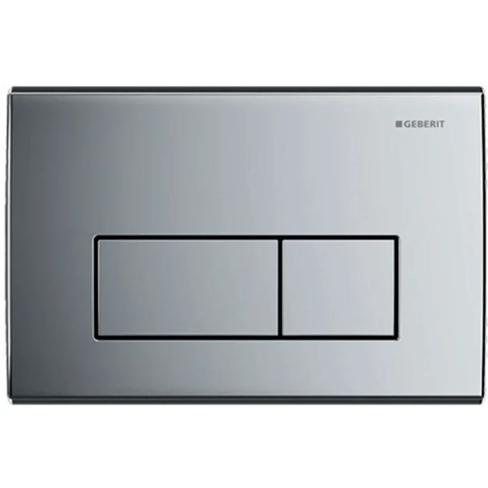 Geberit Kappa50 Modern Dual Flush Plate – Gloss Chrome – 115.260.21.1