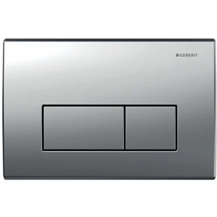 Geberit Kappa50 Modern Dual Flush Plate – Matt Chrome – 115.260.46.1