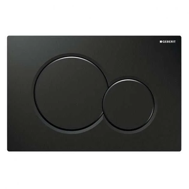 Geberit Sigma01 Modern Dual Flush Plate – Jet Black – 115.770.DW.5