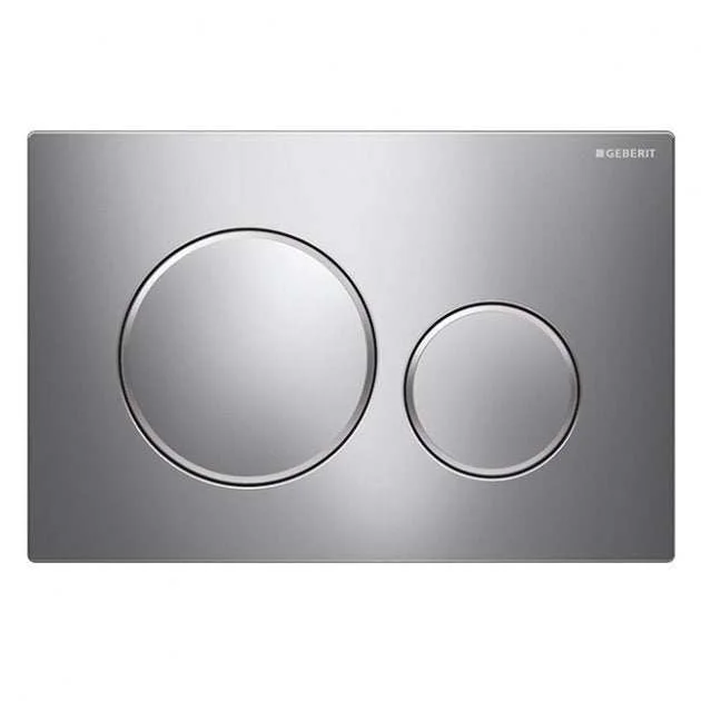 Geberit Sigma20 Modern Dual Flush Plate – Polished Chrome – 115.882.KH