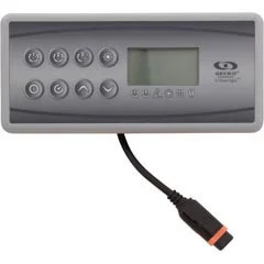 Gecko Alliance Topside, Gecko in.k8, 8 Button, 3 Output, LCD, w/Overlay | 0607-007067