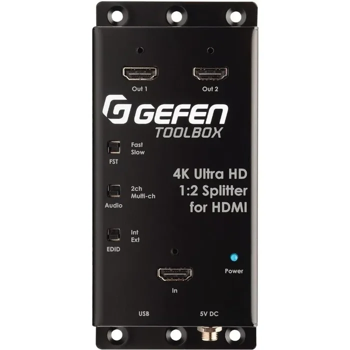 Gefen 4K Ultra HD 1 2 Splitter for HDMI (GTB-HD4K2K-142C-BLK)