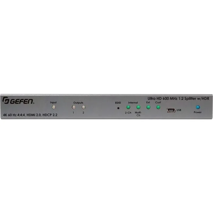 Gefen Ultra HD 600 MHz 1 2 Splitter for HDMI w/ HDR