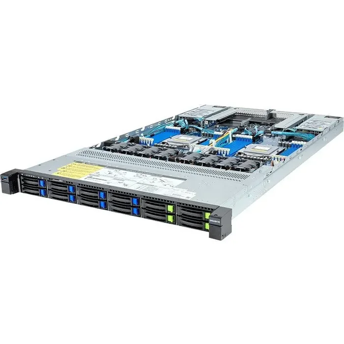 Gigabyte R183-Z92 Barebone System – 1U Rack-mountable – Socket SP5 LGA-6096 – 2 x Processor Support