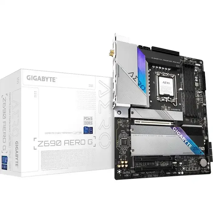 Gigabyte Z690 AERO G Gaming Desktop Motherboard – Intel Z690 Chipset – Socket LGA-1700 – Intel Optane Memory Ready – ATX