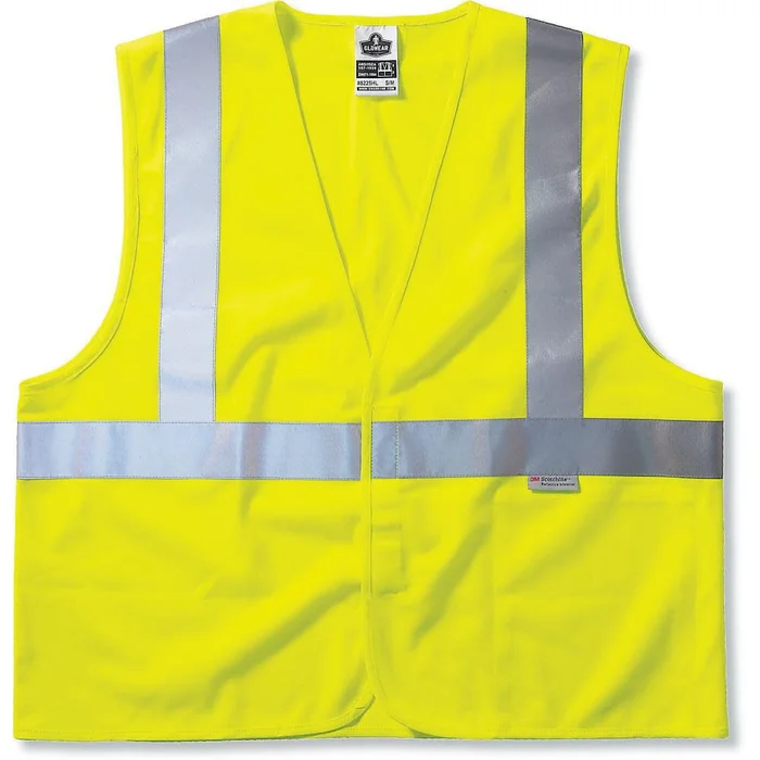 GloWear 8225HL Class 2 Lime Green Safety Vest – L/XL 21185