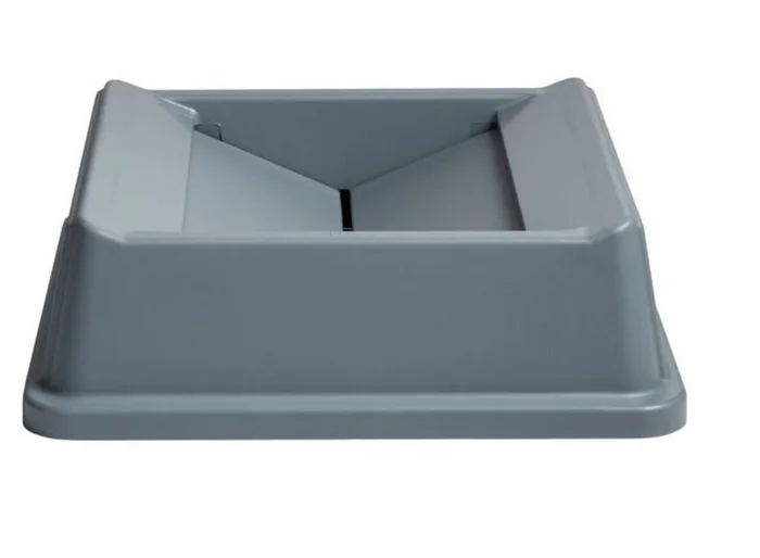 Gray Resin Square Swing Lid for 25 & 35 Gallon Square Container FG266400GRAY