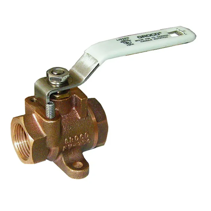 GROCO 1/2″ NPT Bronze Inline Fuel Valve