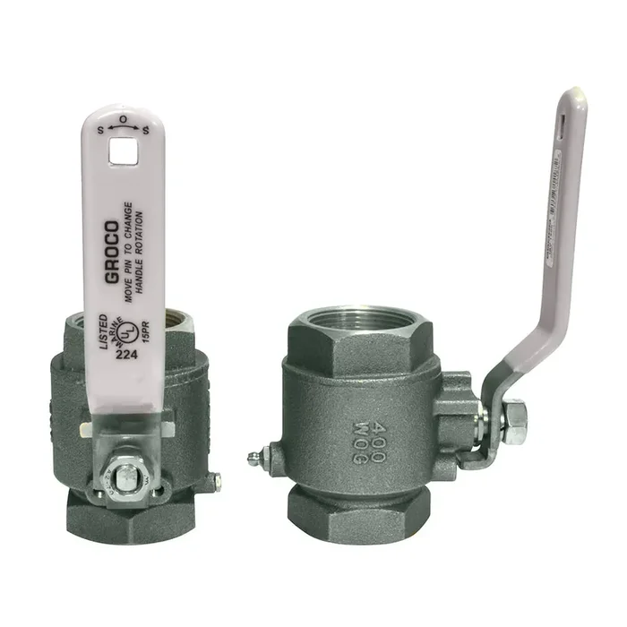 GROCO 3/4″ NPT Stainless Steel In-Line Ball Valve