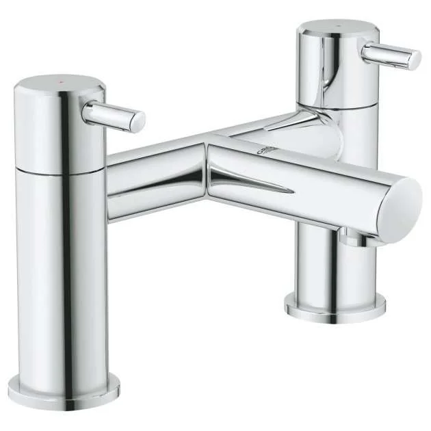 Grohe Concetto Pillar Mounted Round Bath Filler Tap – Chrome – 2510200