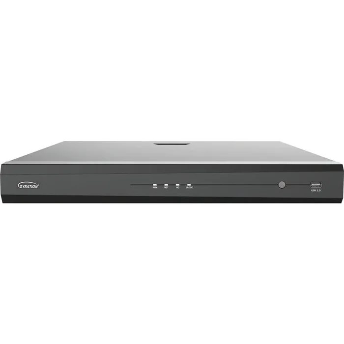 Gyration 16-Channel Network Video Recorder With PoE – 16 TB HDD