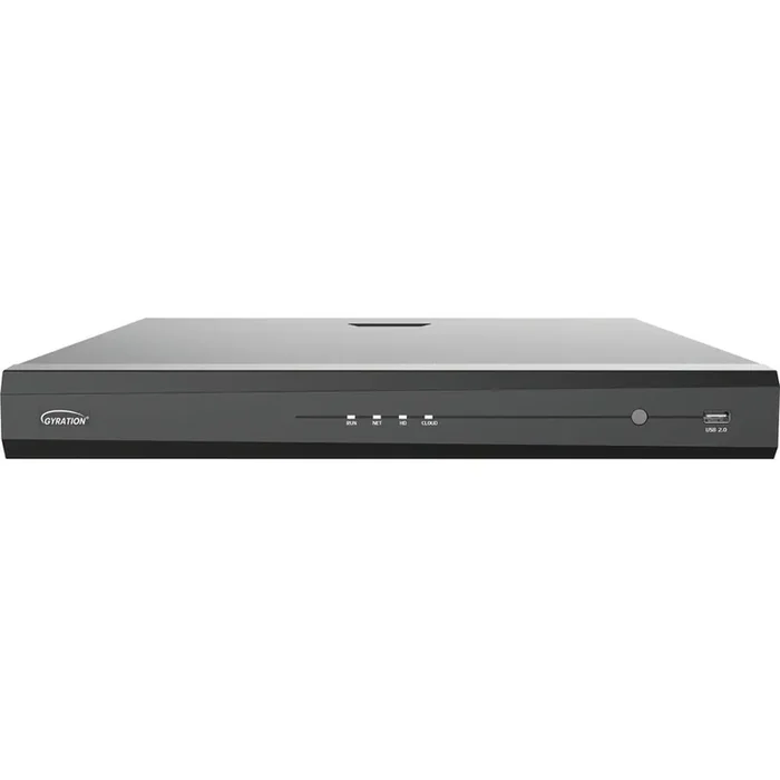 Gyration 16-Channel Network Video Recorder With PoE – 20 TB HDD