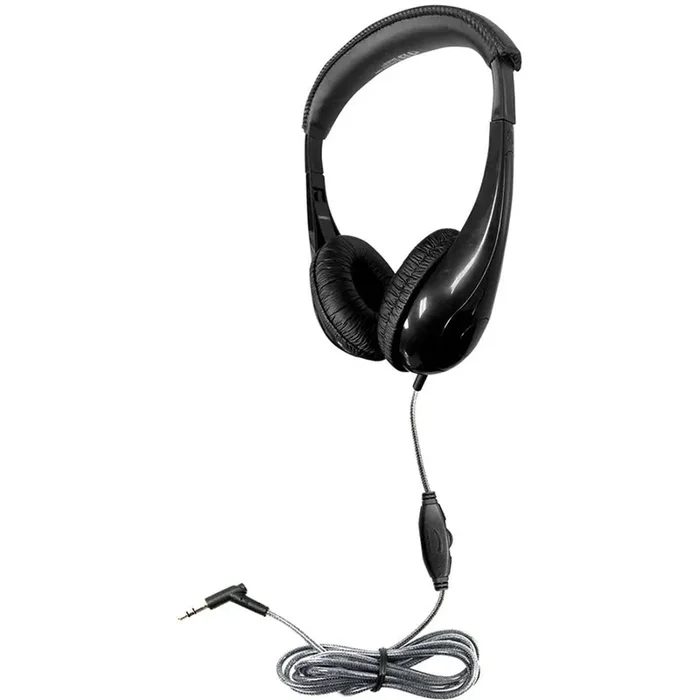 Hamilton Buhl Motiv8 Mid-Sized Headphone With In-line Volume Control – Stereo – Black – Mi