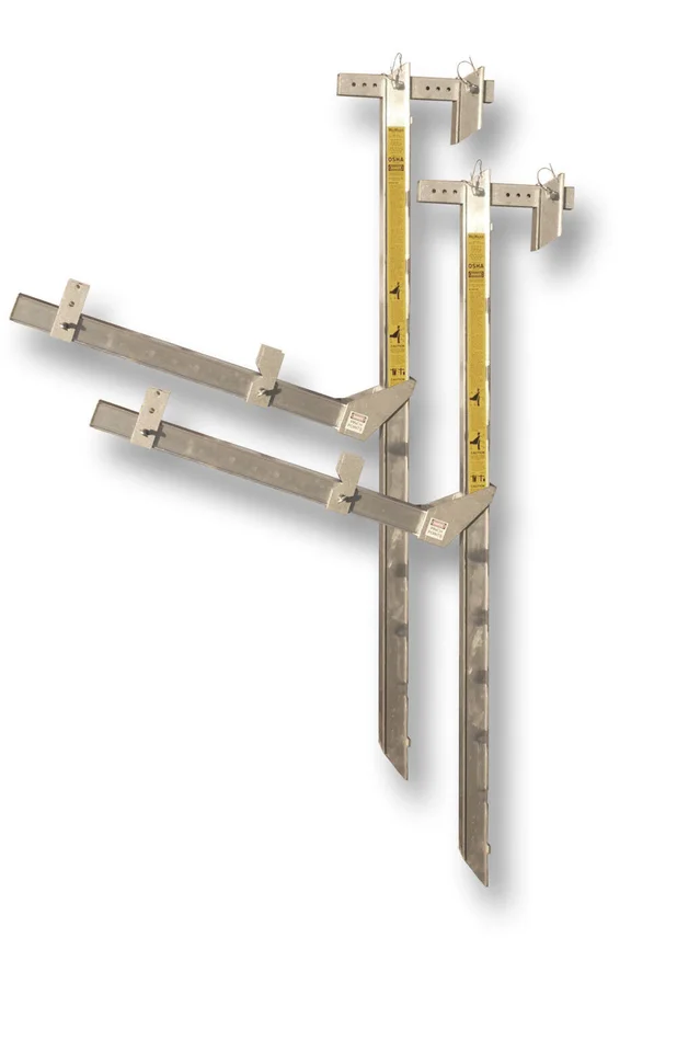 Hanging Scaffold 8′ with Guard-rail Posts WW03844