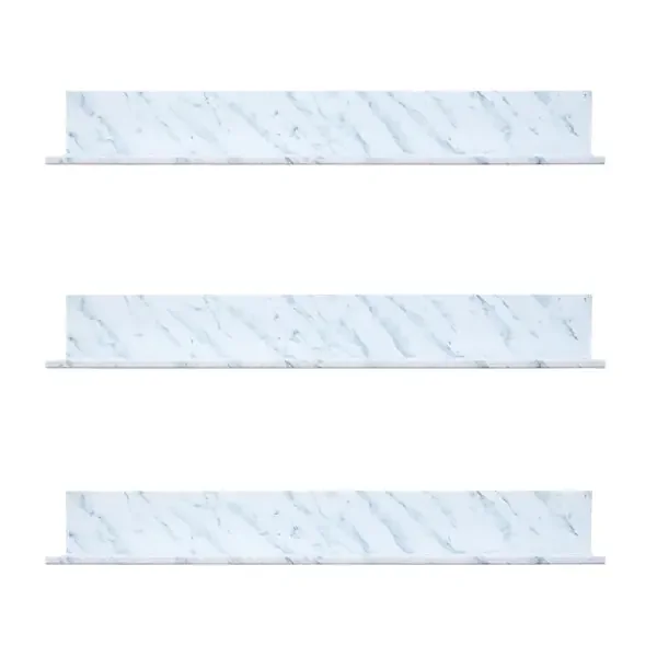 Hangman PL3K-16-M 16-In. No-Stud Floating Photo Ledge 3 Pack, with Connector Kit