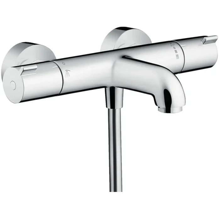 Hansgrohe Ecostat Chrome 1001 CL Exposed Thermostatic Bath Mixer Tap