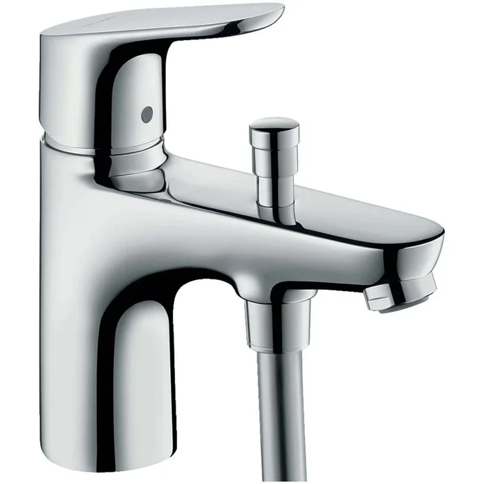 Hansgrohe Focus Chrome Monotrou Single Lever Bath Shower Mixer TapW/2 Flow Rates