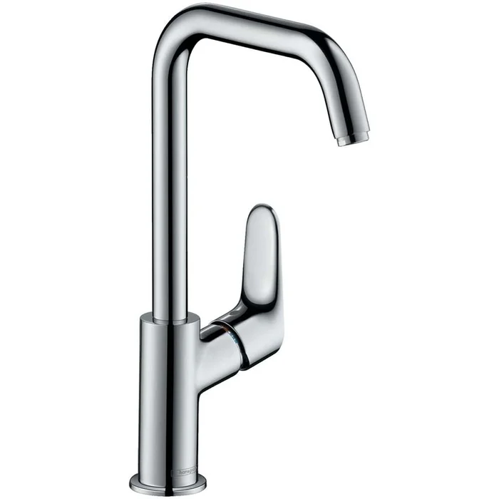 Hansgrohe Focus Chrome Single Lever Basin Mixer Tap 240 Without Waste