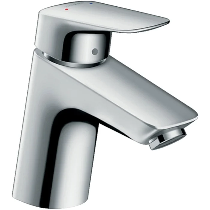 Hansgrohe Logis Chrome Single Lever Basin Mixer Tap 70 With Metal Pop-Up Waste