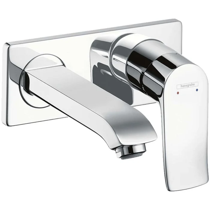Hansgrohe Metris Chrome Concealed Single Lever Basin Mixer Tap With 165mm Spout
