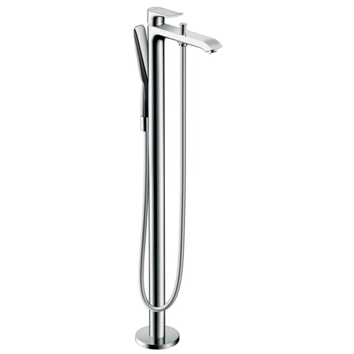 Hansgrohe Metris Chrome Floor Standing Single Lever Bath Mixer Tap