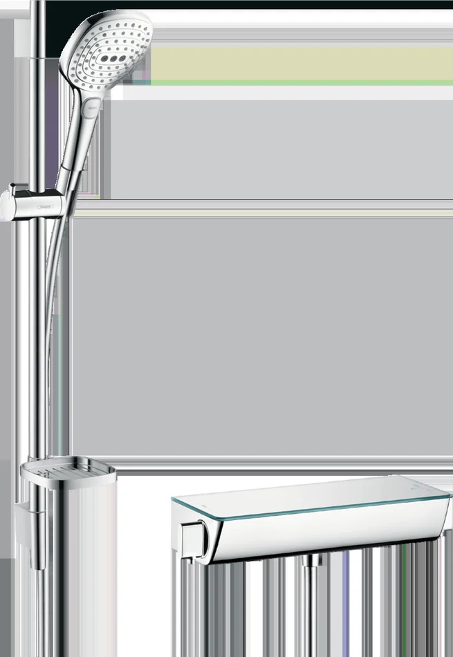 Hansgrohe Raindance Select E Shower system 120 with Ecostat Select the