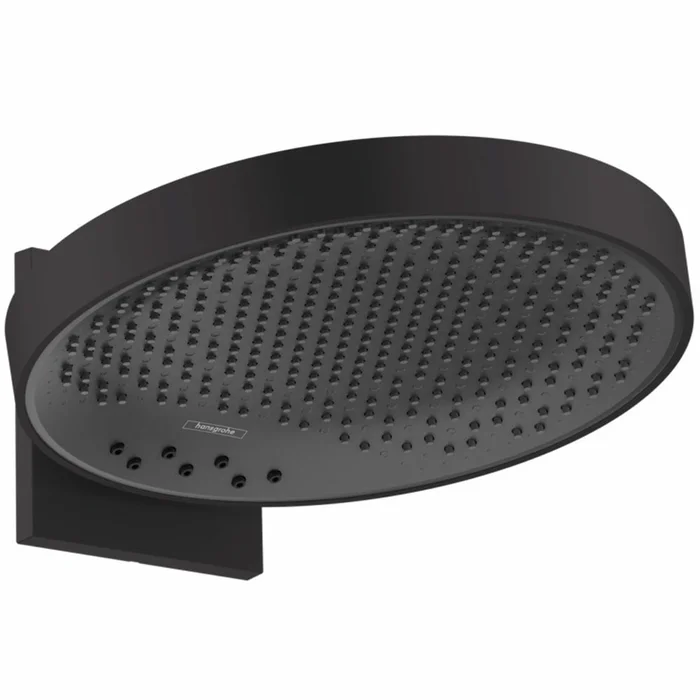 Hansgrohe Rainfinity 360 3 Jet Matt Black Overhead Shower & Wall Connector