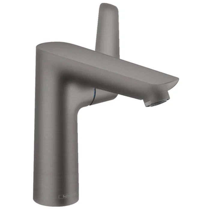 Hansgrohe Talis E Brushed Black Chrome Basin Mixer Tap 150 With Pop-Up Waste