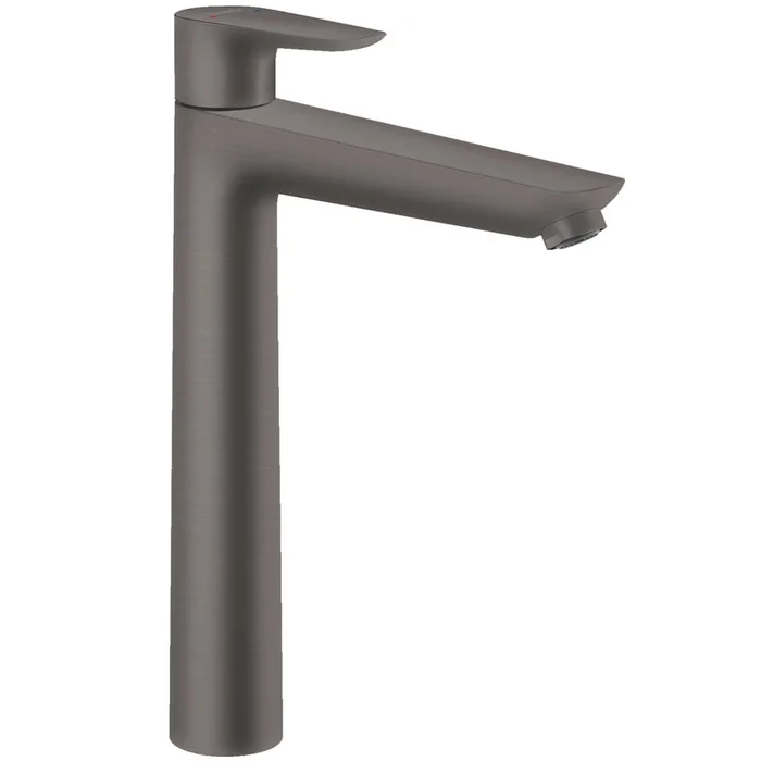 Hansgrohe Talis E Brushed Black Chrome Basin Mixer Tap 240 With Pop-Up Waste