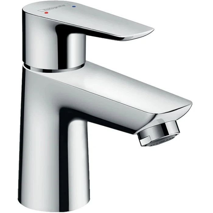 Hansgrohe Talis E Chrome Single Lever Basin Mixer Tap 80 With Push-Open-Waste
