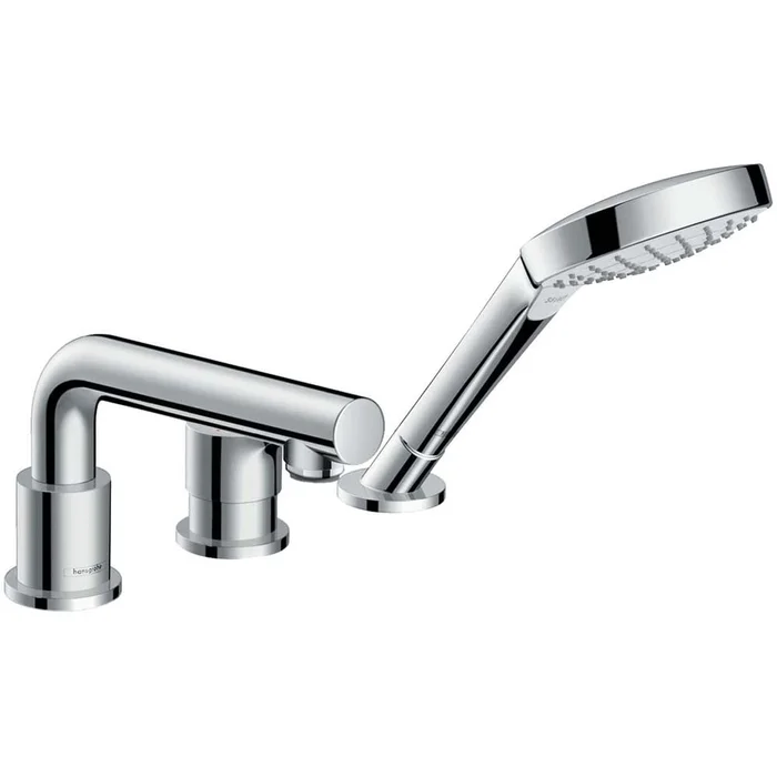 Hansgrohe Talis S Chrome 3-Hole Rim-Mounted Single Lever Bath Mixer Tap