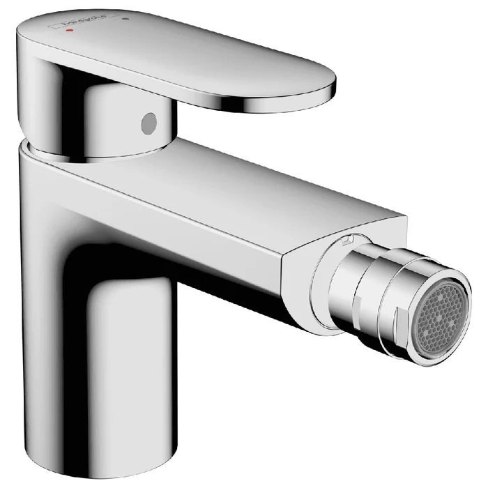 Hansgrohe Vernis Blend 80 Chrome Single Lever Bidet Mixer Tap With Metal Pop-up Waste